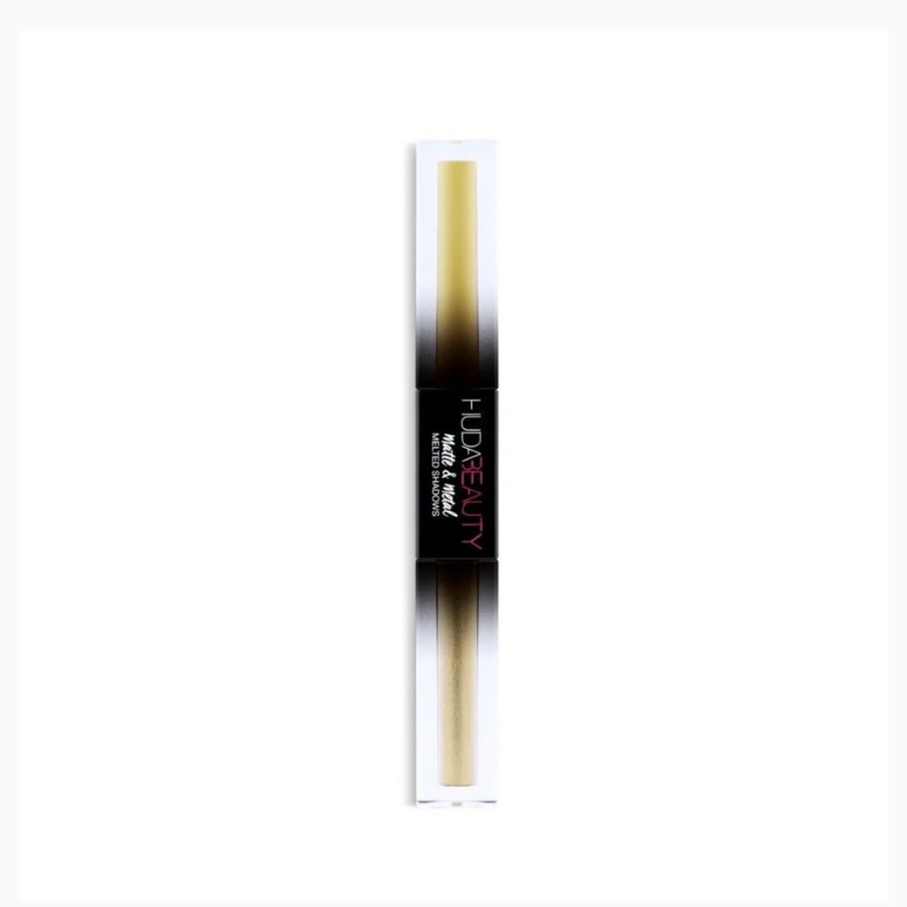 HUDA BEAUTY Matte & Metal Dual Ended Eyeshadow-Limelight & Gold Chains (BNIB)